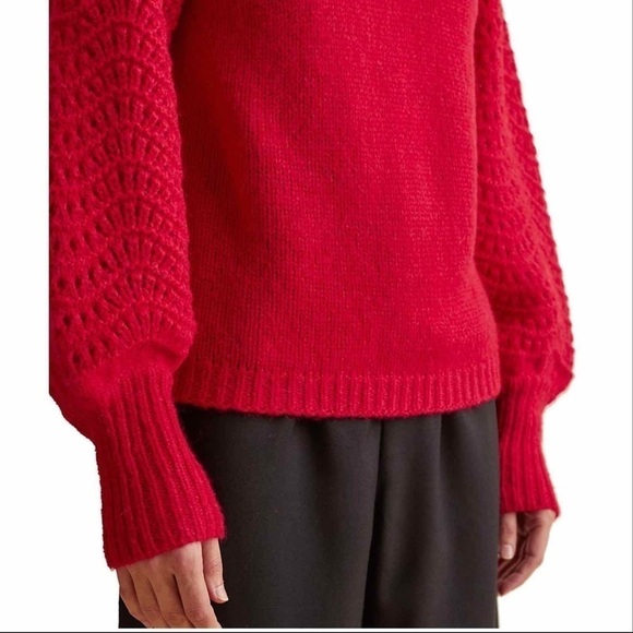 Merlette Somerset Puff Sleeve Sweater Size Small - Picture 5 of 15